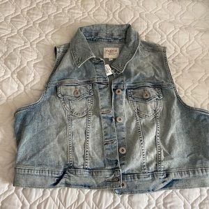 Denim vest